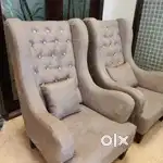 High back chairs - Set of Four