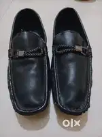 Black loafers