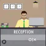Need a part time staff (male) for reception job