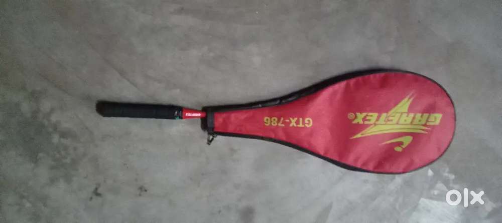 HIGH TEMPERED STEEL SHAFT.POWER GTX-786 CRAFTEX 2ND HAND RACKET