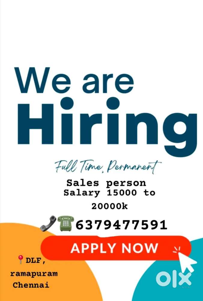 We are hiring for sales girl