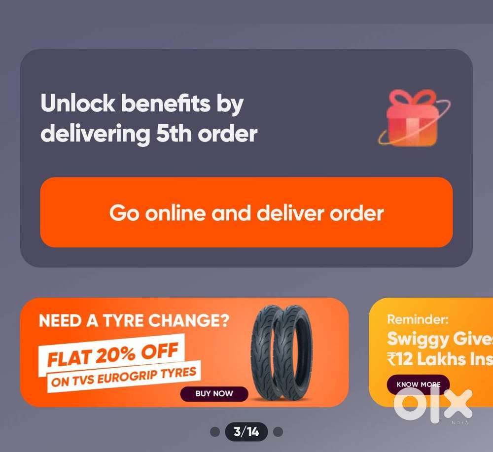 Swiggy delivery job
