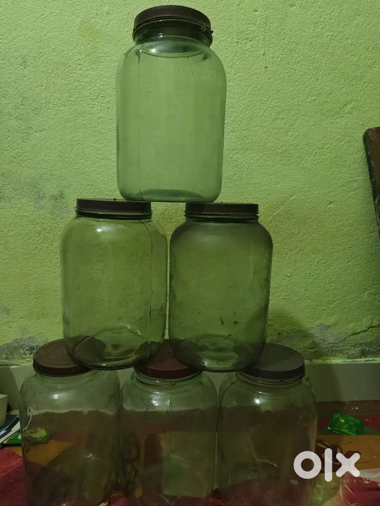 Glass jar set ( 6 pieces)(each 3 liter)