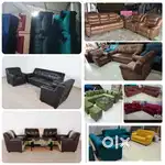 New luxury fabric brand 5 seater sofa