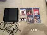 Playstation 4 Console Bundle With 5 Games & Controller 500GB Memory