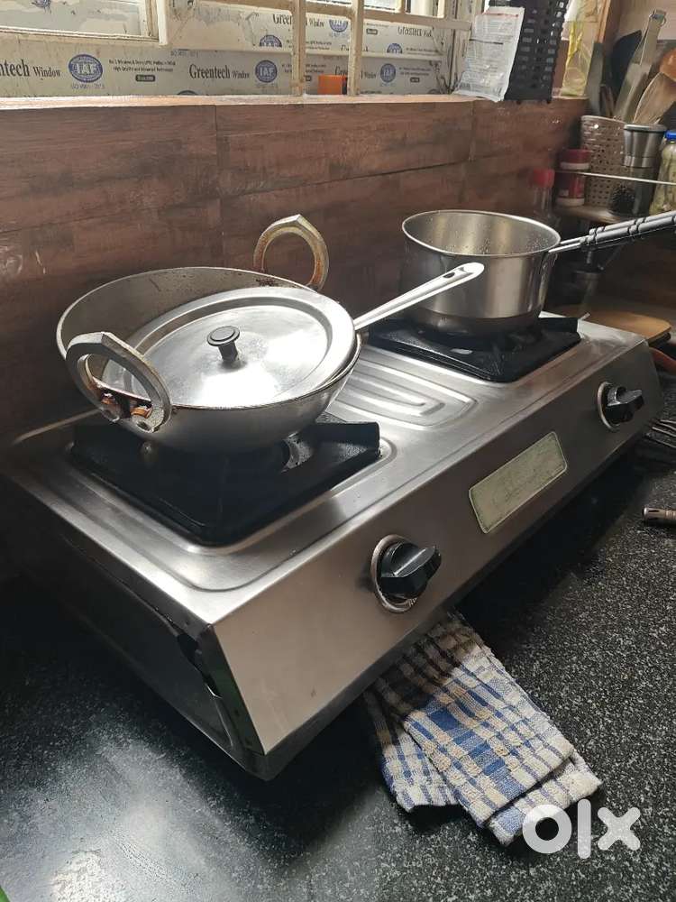 2 burner Stove Stainless steel