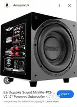 EARTHQUAKE MINIME 12 INCCH SUBWOOFER, SVS,B&W,FOCAL, MONITOR,jbl, NAD
