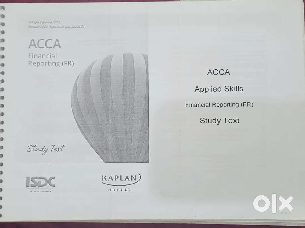 ACCA - Financial Reporting Text Book