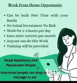 Online work from home