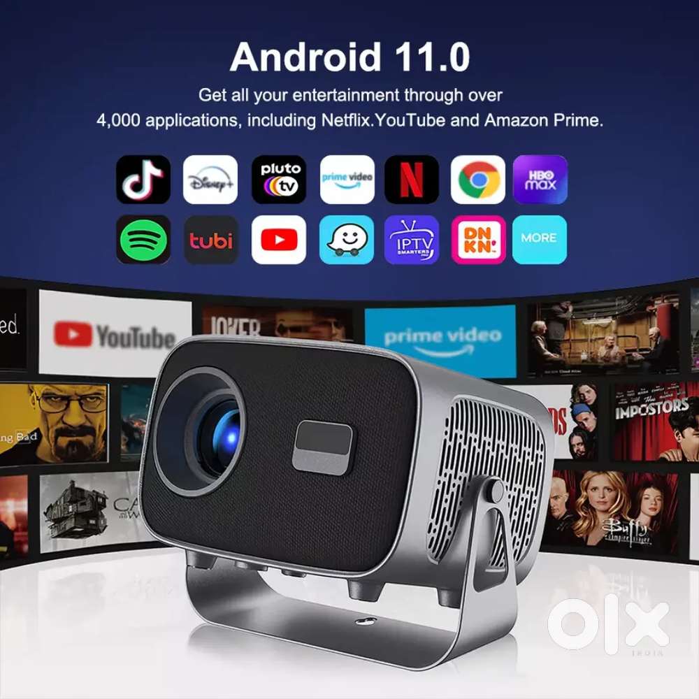 Nexzioa 4k Smart TV Projector can take Anywhere Travel Projector