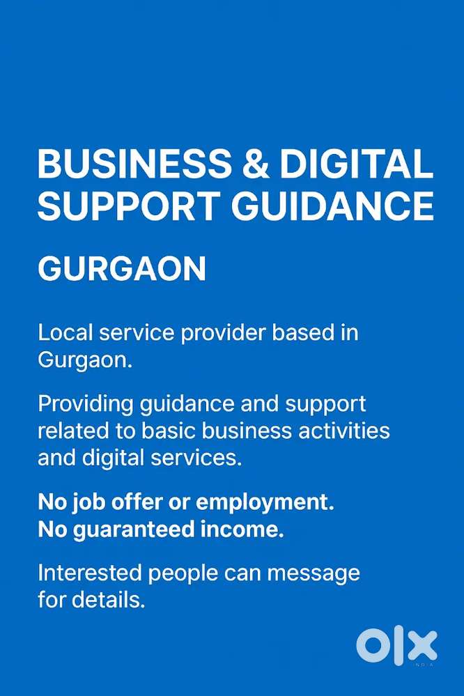 Part-Time Digital Support & Business Guidance – Gurgaon