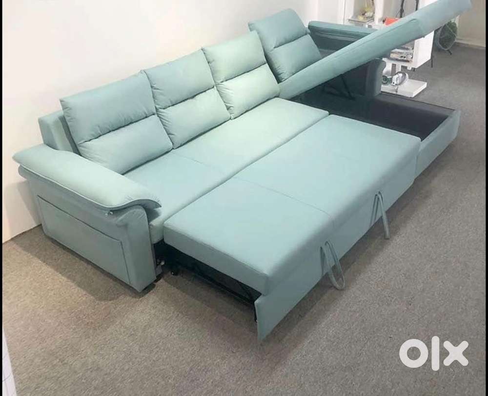 Brand New L Cumbed Hydraulic sofa set