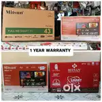 MITSUN ! HITSAN ! 32 & 43 INCH SMART ANDROID LED TV 1 YEAR WARRANTY