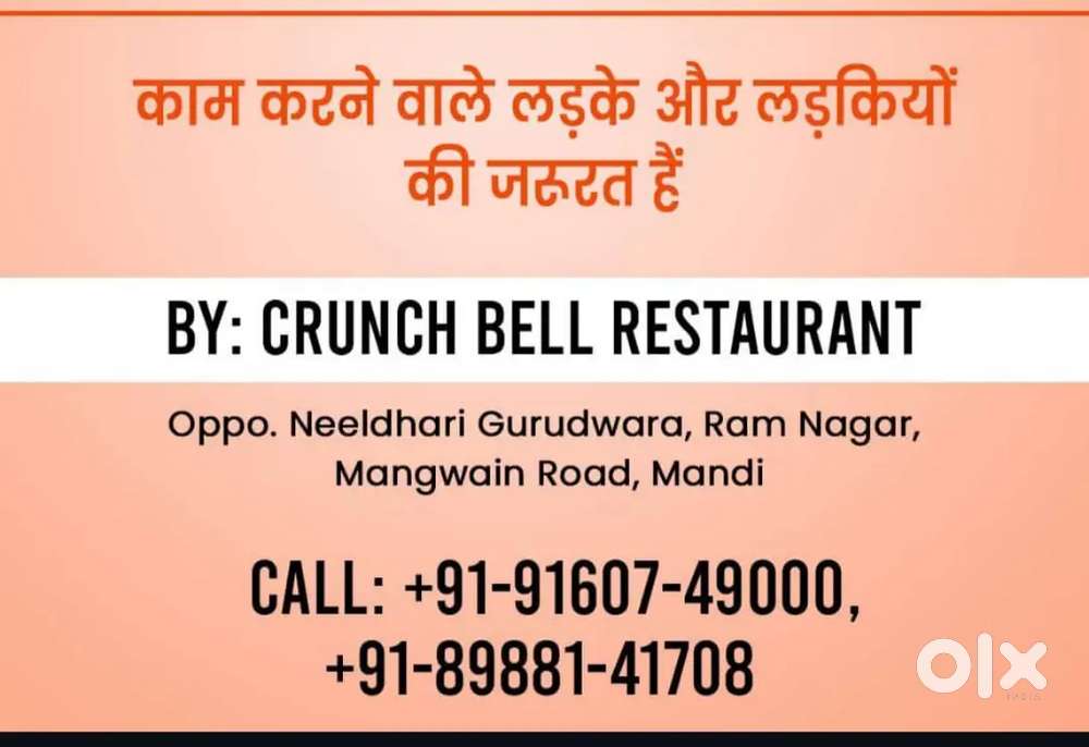 Restaurant delivery boy