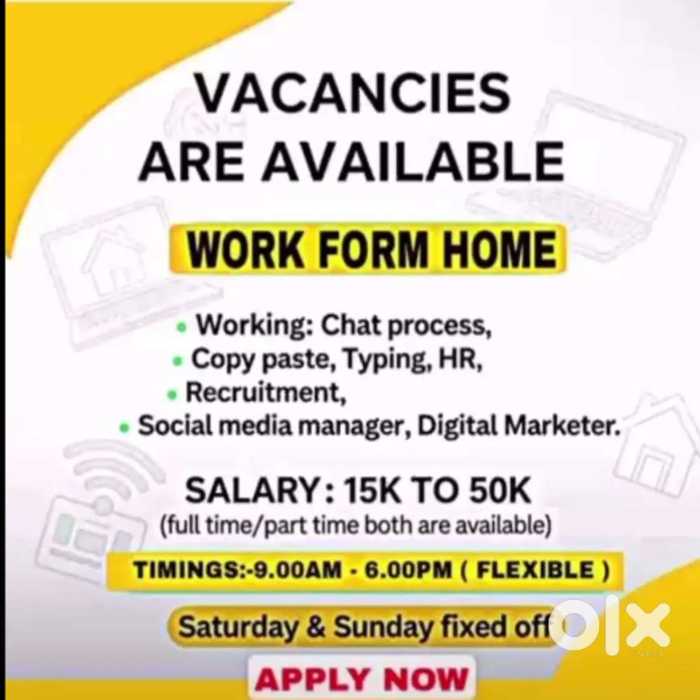 Work from home house wife college students job person anything else