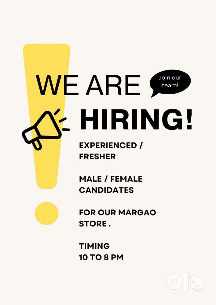 Wanted staff to handle our store