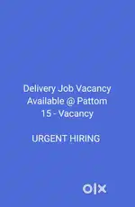 Delivery Job at Pattom