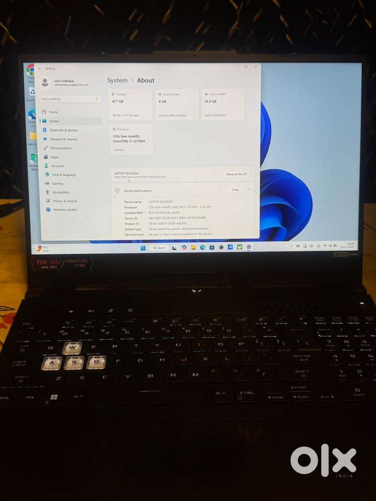 ASUS TUF Gaming F15 12th gen