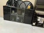 Wooden Showcase and tv unit with lots of storage