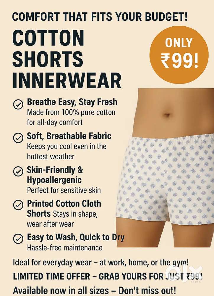 Cotton Boxer for men and women