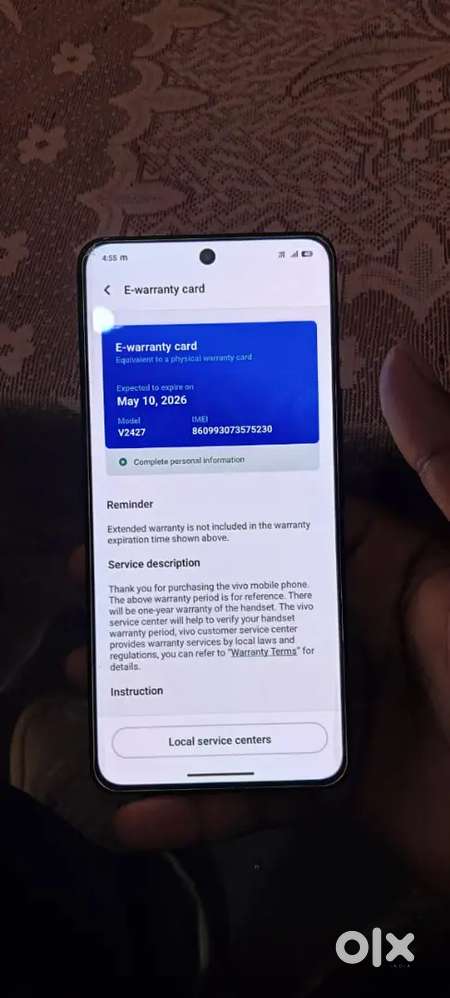 Vivo v50 5 month old 8256