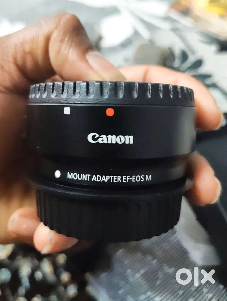 Canon EF MOUNT & CANON EF 50 mm 1.8 lens