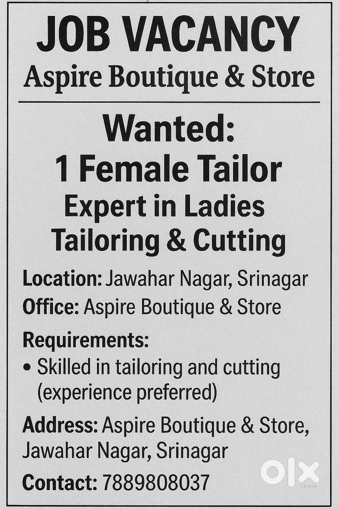 Ladies Tailor
