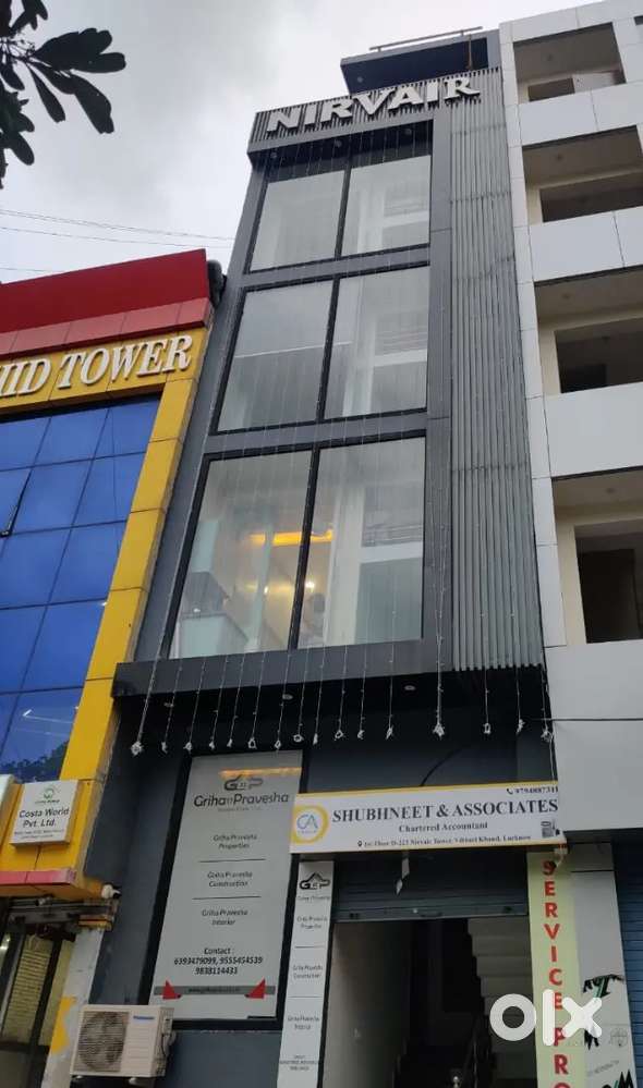 Furnished office space for rent available in Vibhuti khand lucknow