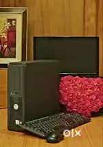 DELL FullSet PC Branded Desktop with 15inch LCD Slim Monitor