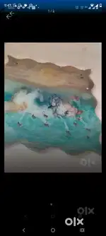Horse glass frame 3by 4