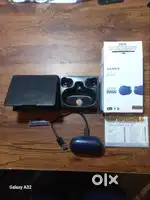 SONY WIRELESS EARBUDS BLUE AND BLACK
