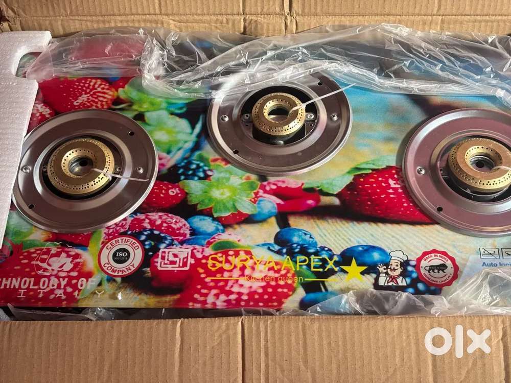 Surya Apex colourful brand new gas stove (automatic)