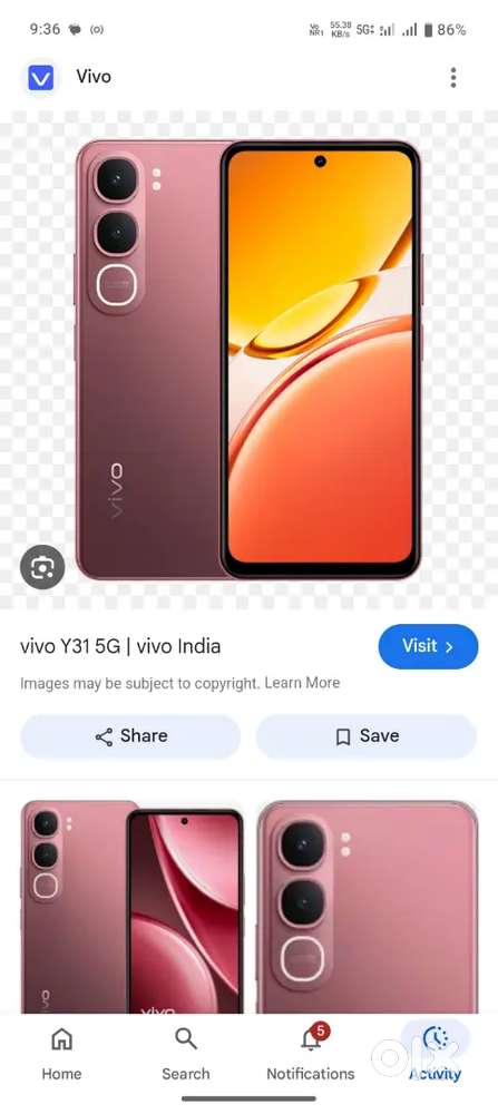 Vivo y31 5g