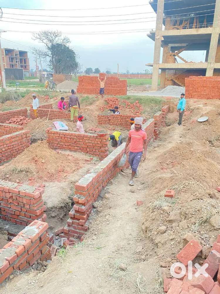 Construction work with material
