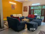 SEVEN SEATER SOFA WITH TWO SETTEE AND CENTRE TABLE