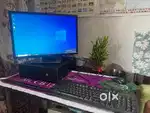 Computer With mouse and keyboard