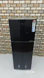 Haier black 250 liter double door refrigerator