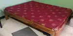 Queen size Natural Teak wood Bed