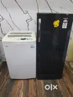 Samsung flower model refrigerator & godrej automatic washing machine**