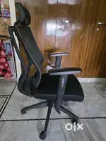 WFH chair with neck and back support