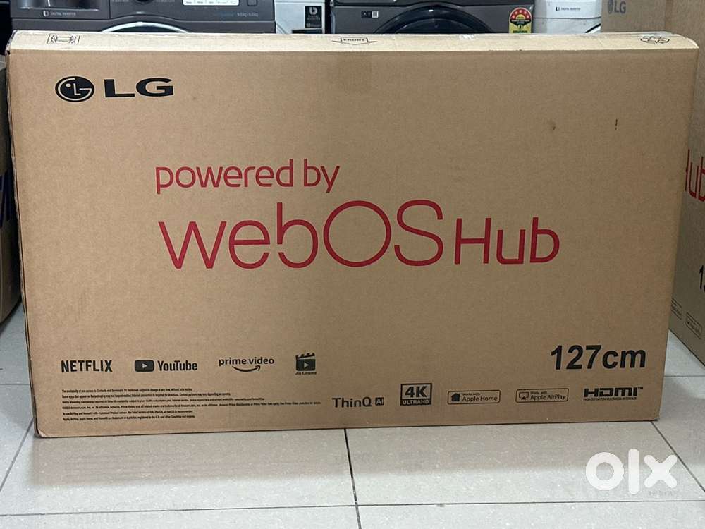 55 inch webOS smart led brand lg seal pack wiyh warranty