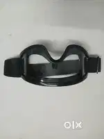 Cycle helmet +gogal