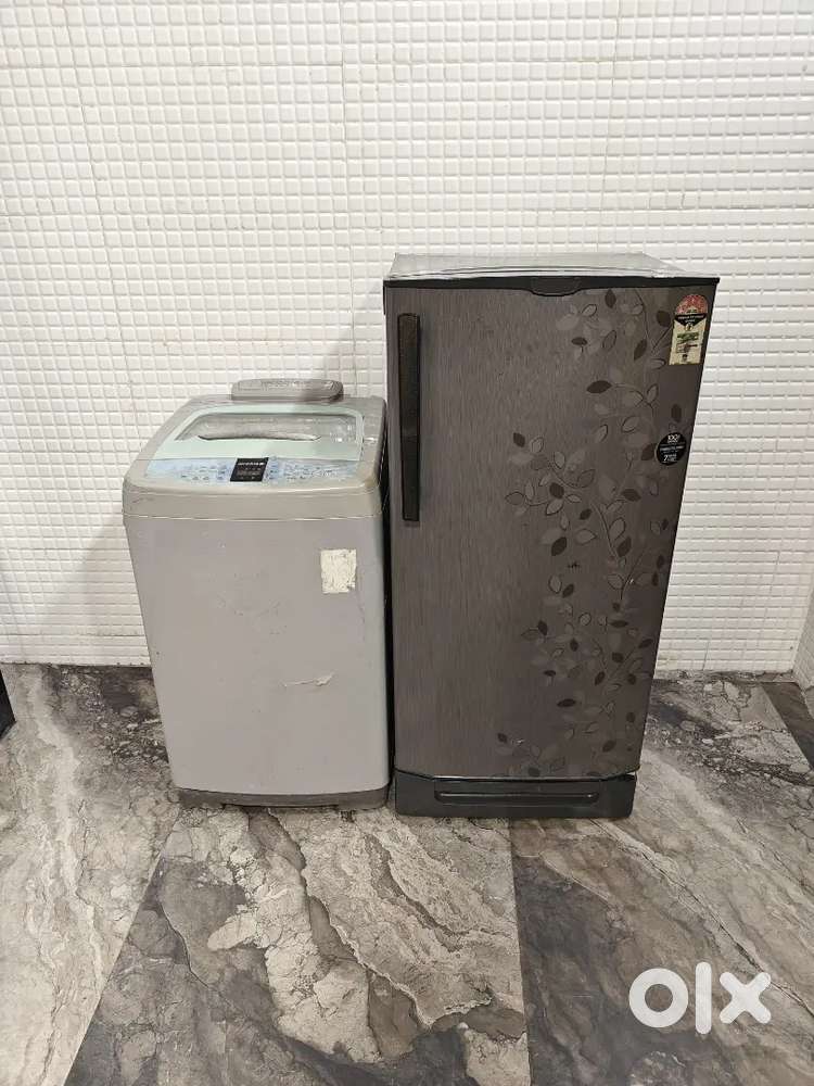 Opw 515 Samsung topload and godrej single door refrigerator