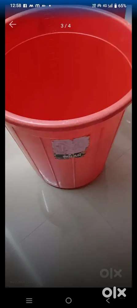 Water drum of 100 Litre without lid