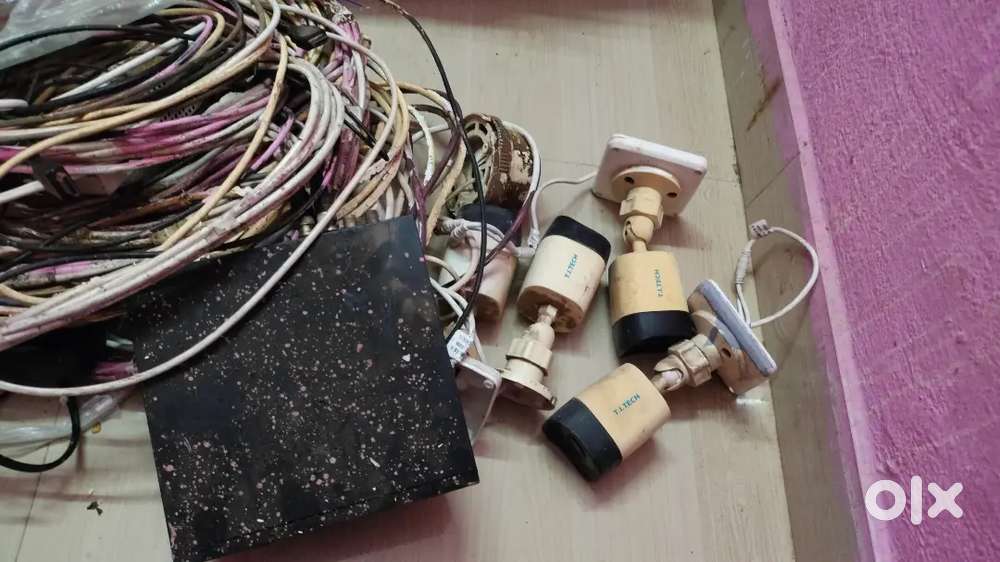 cc cameras and dvr box And kitchen material