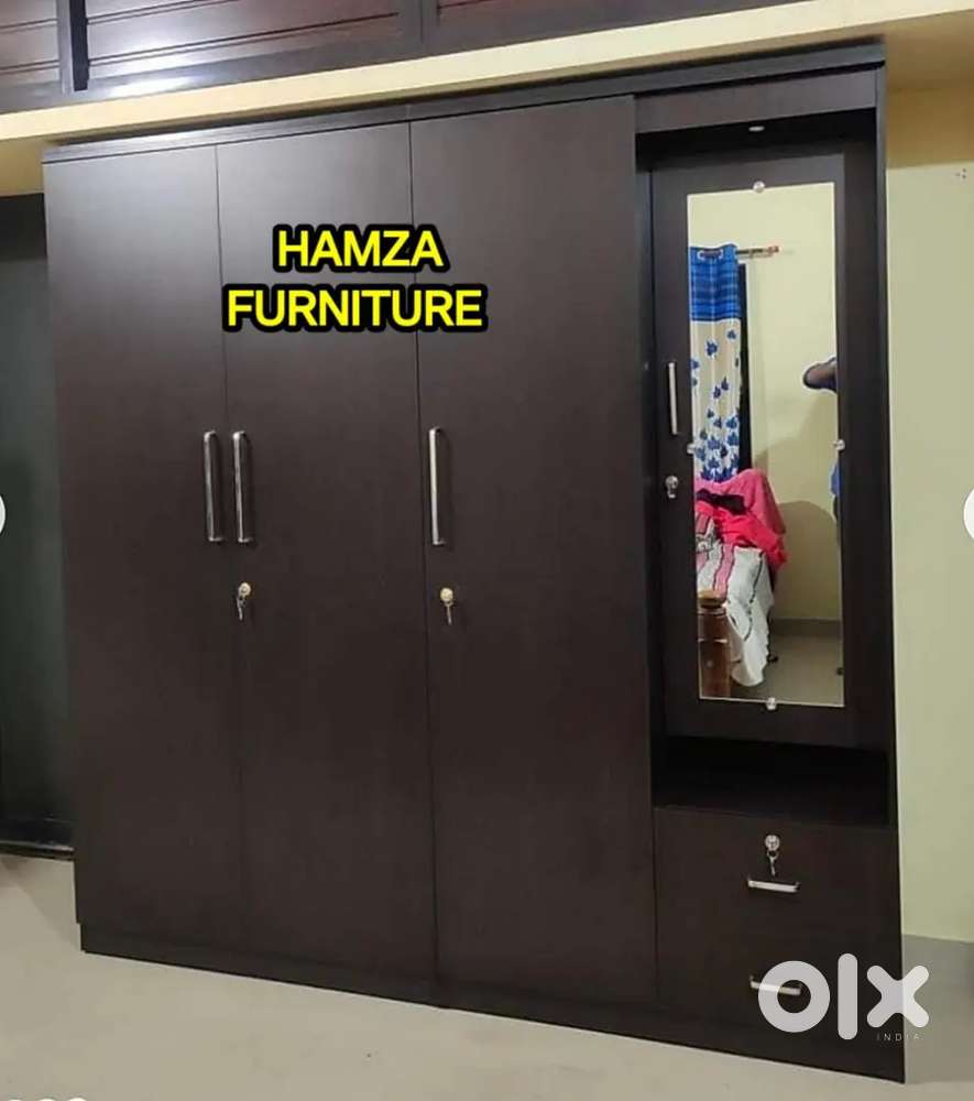HAMZA FURNITURE New designer stylish look particle wood wardrobe 5by6