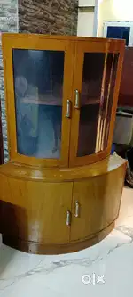 Corner Display Wooden Wardrobe Unit