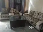 Five seater sofa with table