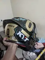 Kyt r2r pro limited edition helmet plus (2) extra visor, bbggloves