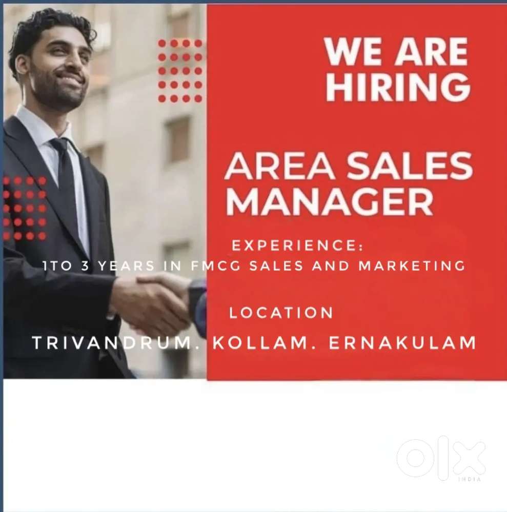 Area sales manager for a leading food brand